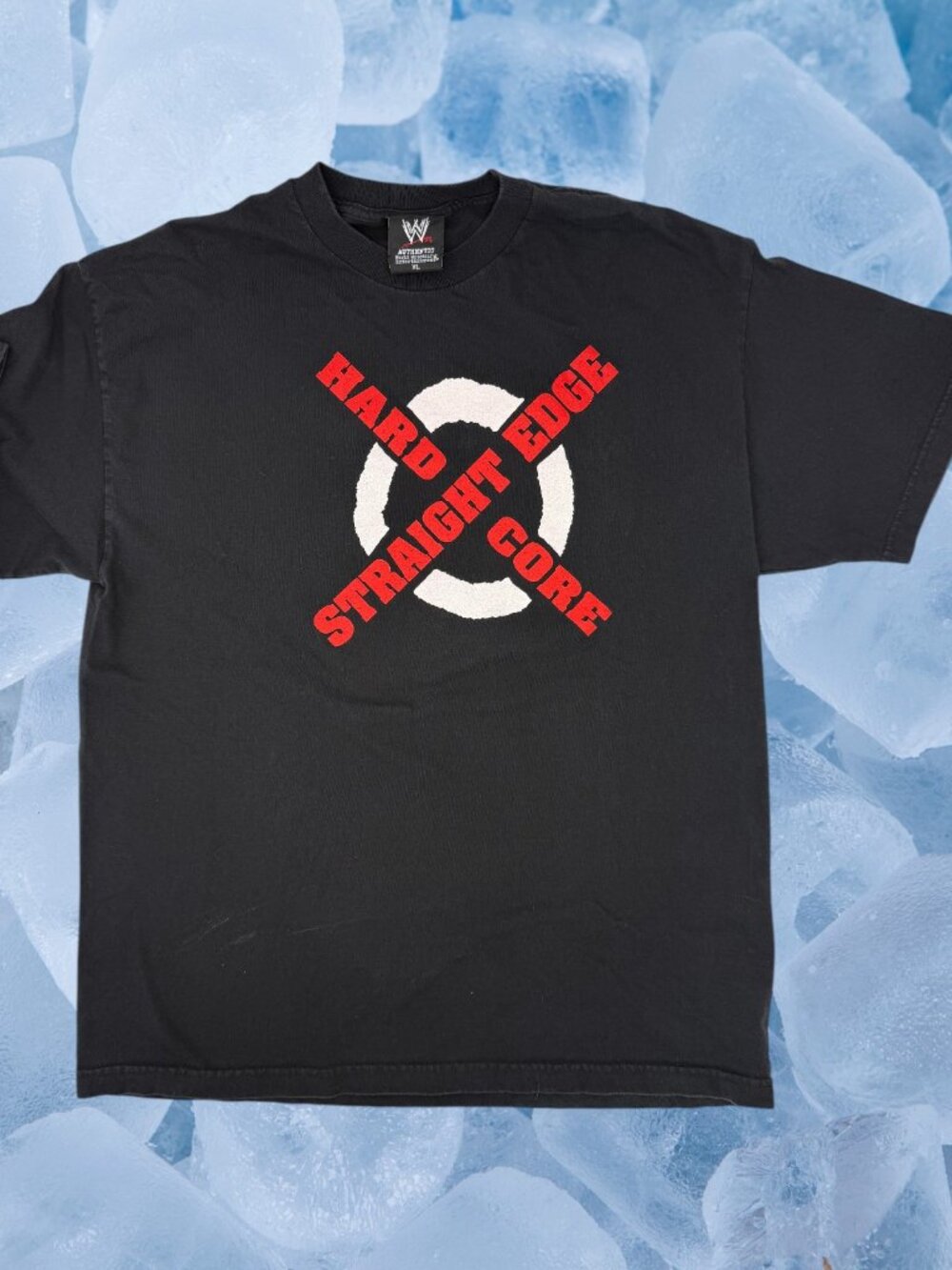 Vintage CM Punk Shirt WWE ROH AEW Straight Edge Drug Free Hardcore XL